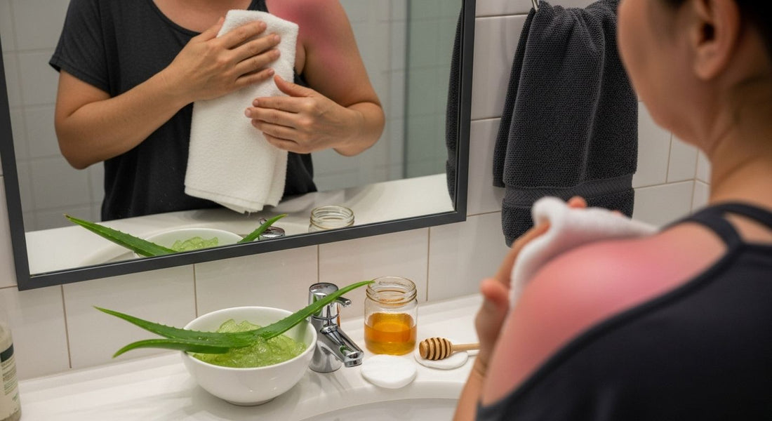 Hausmittel Sonnenbrand Anwendung