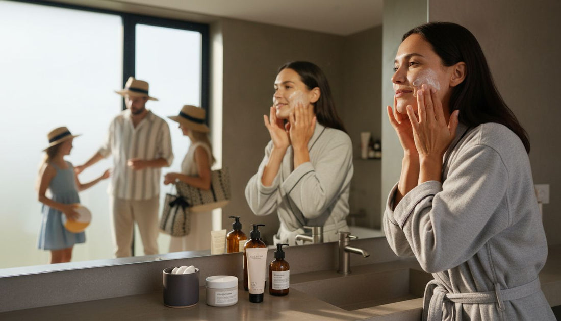 Hautpflege nach Sonnenbad