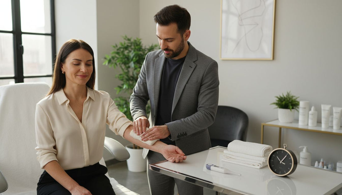 Hautkühlung Anwendung Praxis