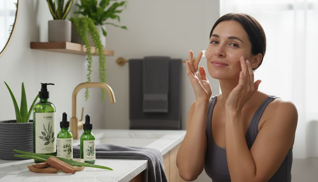 kühlende Hautpflege Alltag