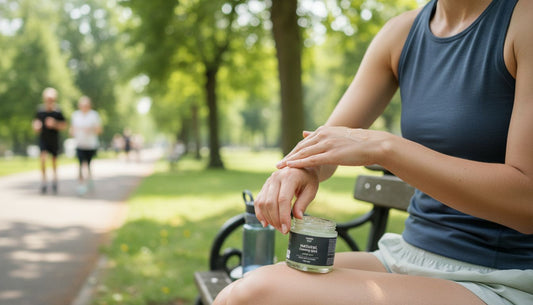 natürliche Hautkühlung Anwendung